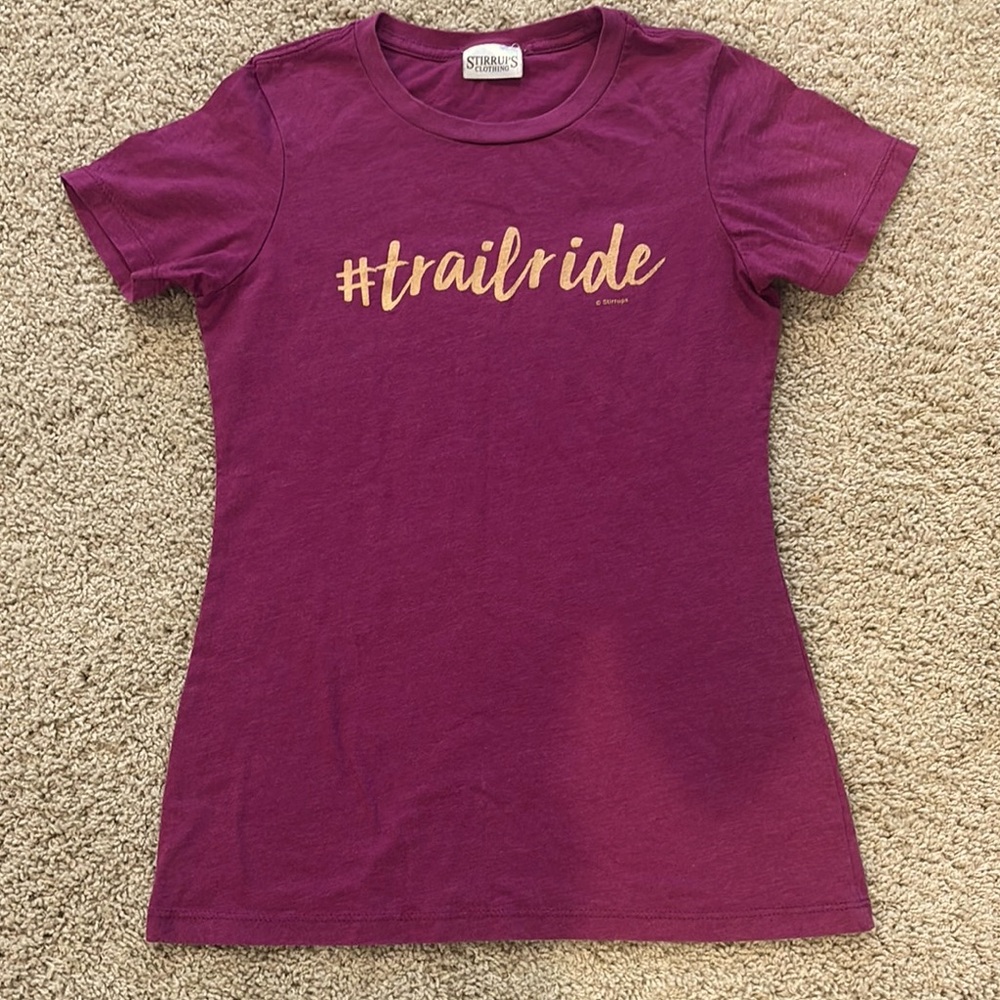 Women's Purple Short Sleeve Tee
